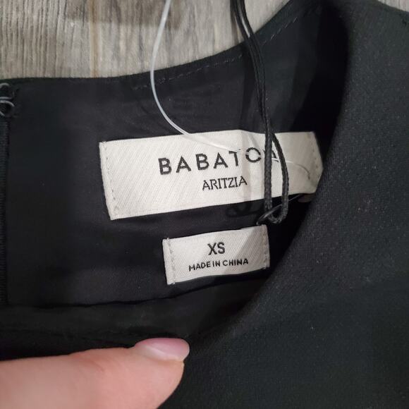 Babaton Aritzia Dress XS Black Structured Professional Classic Business Career - Picture 5 of 12